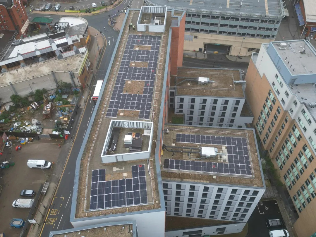 AES close to completion of another Solar installation, this time in Birmingham..
