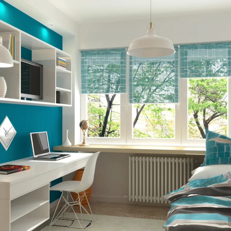 Student accommodation bedroom